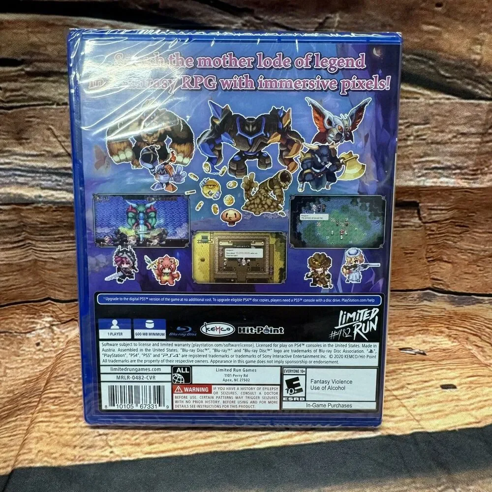 Crystal Ortha PS4 Sony PlayStation 4 Limited Run Games LRG 482 Kemco RPG New